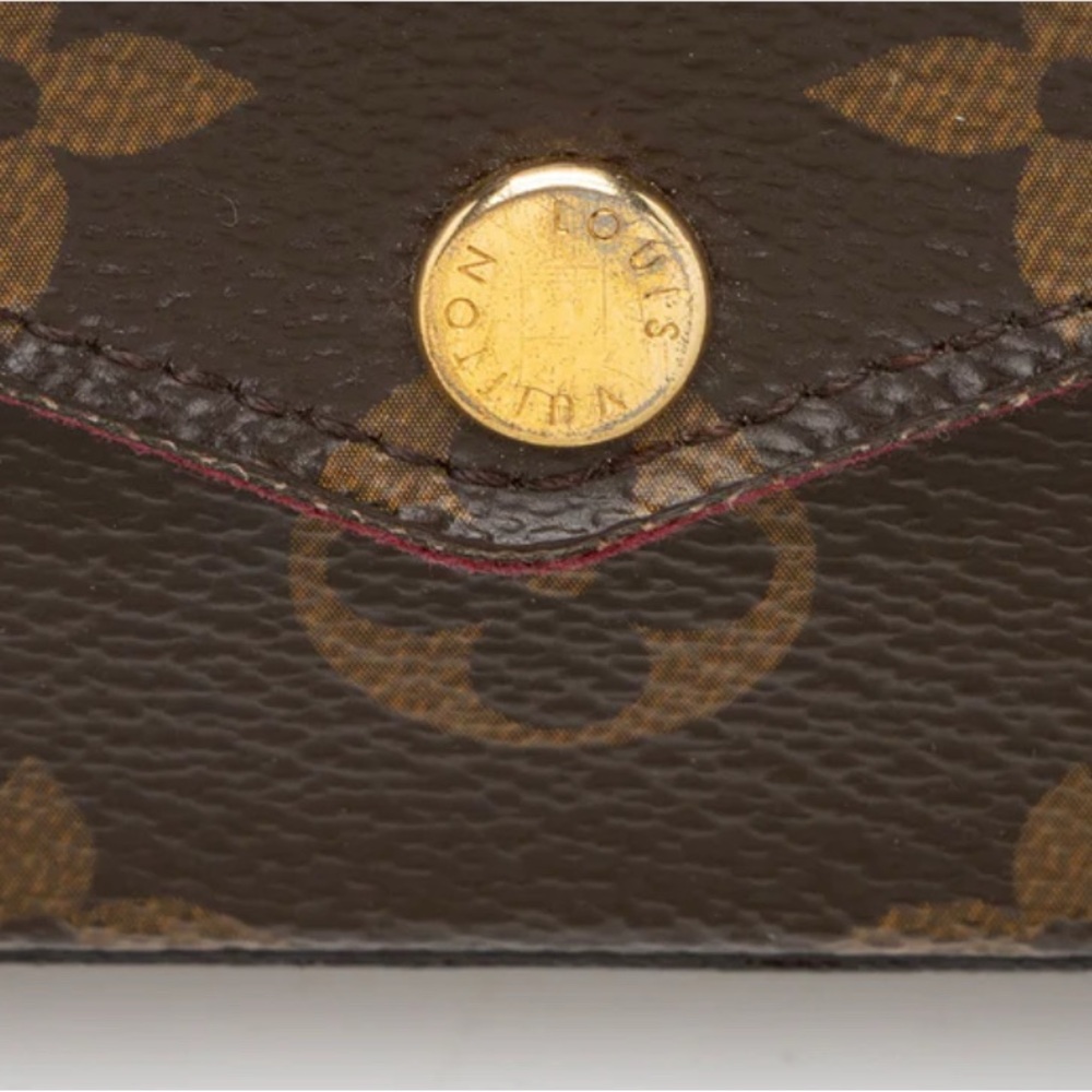 Louis Vuitton Dark Brown Monogram Clutch Crossbody Chain Missing #SP2298 - Picture 7 of 11